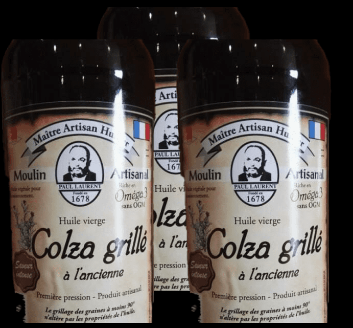 Huile de colza grillée a l'ancienne lot de 3 litres promo de Noël